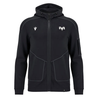 Macron Ospreys Rugby 2025/26 Mens Zip Hoodie